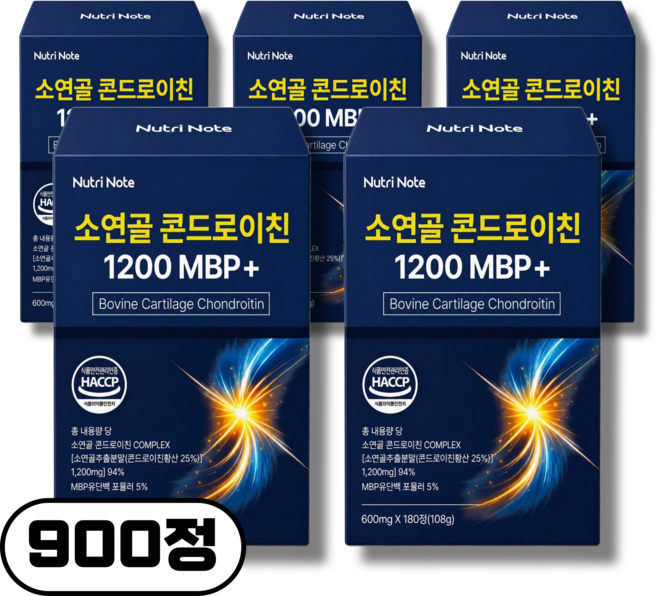뉴트리노트 소연골 콘드로이친 1200 MBP, 5박스, 180정