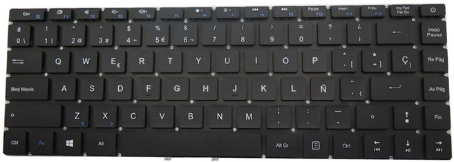 현대 노트 북 키보드 프레임 없는 블랙 하이북 14CB7S01 4CB8S01 스페인 SP, 02 4CB8S01