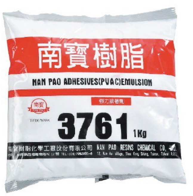 南寶 3761 樹脂 (白膠) (強力接著劑) (1kg), 1個