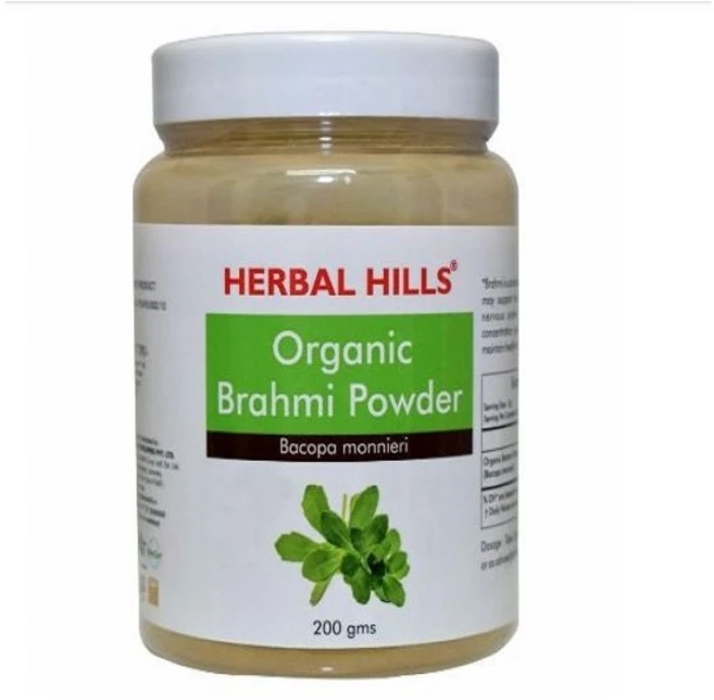 Herbal Hills Organic Brahmi Powder, 1개, 200g - 쿠팡