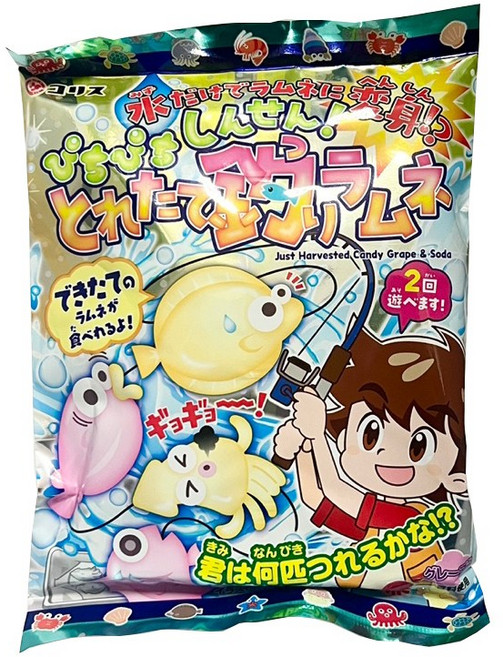 코리스 토레타테 쯔리라무네 가루쿡 수입과자 임박할인 8월1일, 2개, 28g