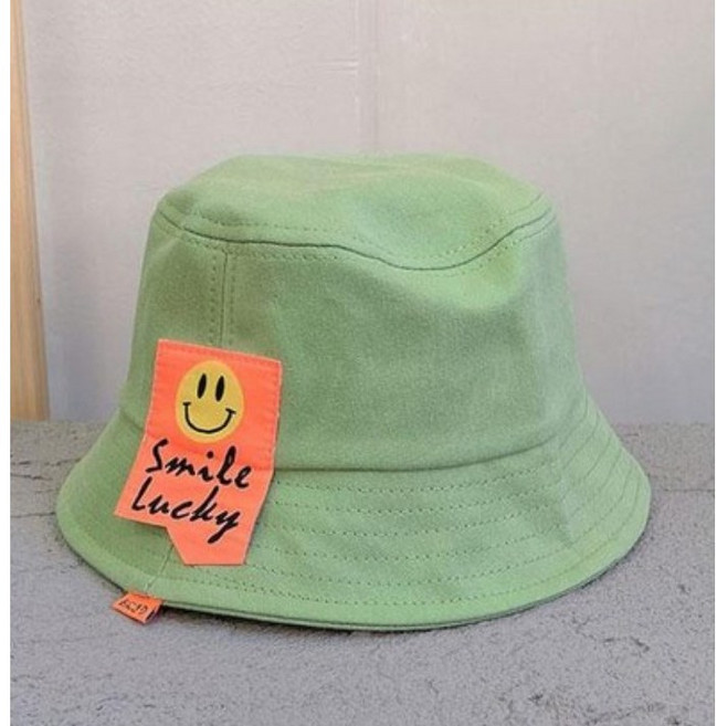 한수위 유아 스마일 버킷 햇 키즈 어부모자 아동 벙거지 자외선 햇빛 uv 차단 어린이 모자