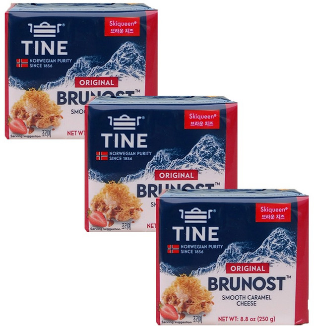 티네스키퀸 오리지널 브라운치즈 500g, 9개, 250g
