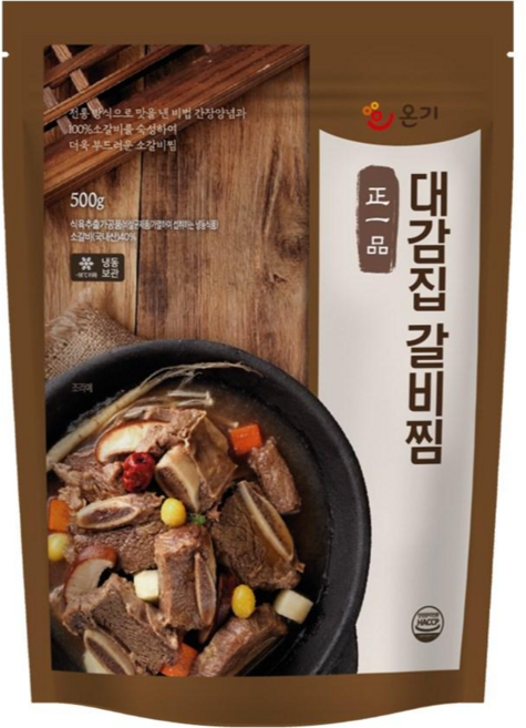 대감집 국내산 갈비찜 500g*5개, 500g, 1개