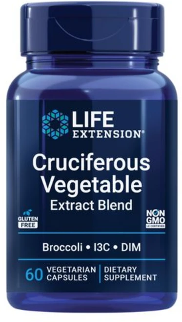 라이프 익스텐션 트리플 액션 십자화과 채소 추출물 60 베 Life Extension Cruciferous Vegetable Extract Blend Broccoli Extra, 60정, 1개 - 쿠팡