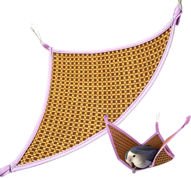 LETOJ 앵무새 힐링 해먹, 힐링돗자리, 1개