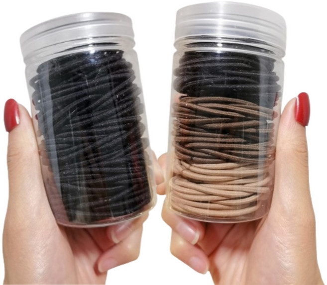 미니멀모다 데일리 고탄력 고무줄 대용량 짱짱한 머리끈 200P