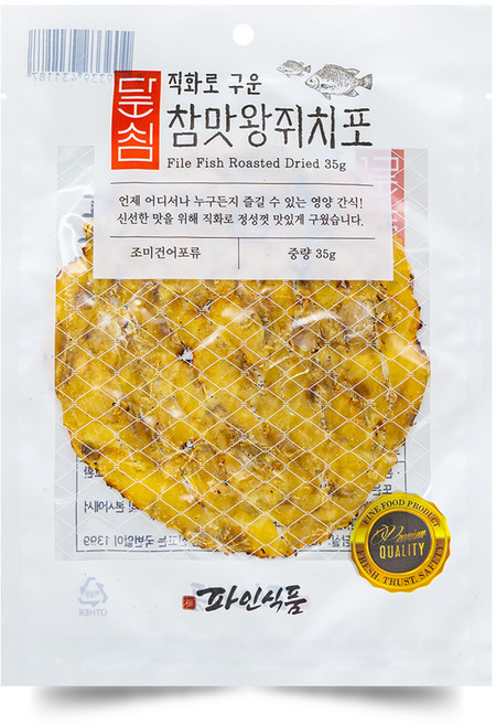 닻심 참맛 왕 쥐치포 35g 1개