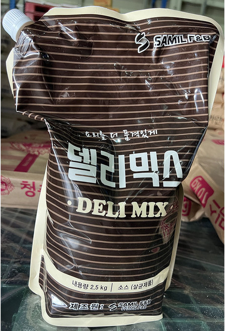 델리믹스(삼일푸드 2.5kg) X4 업소용 요리 소스, 4개, 2.5kg