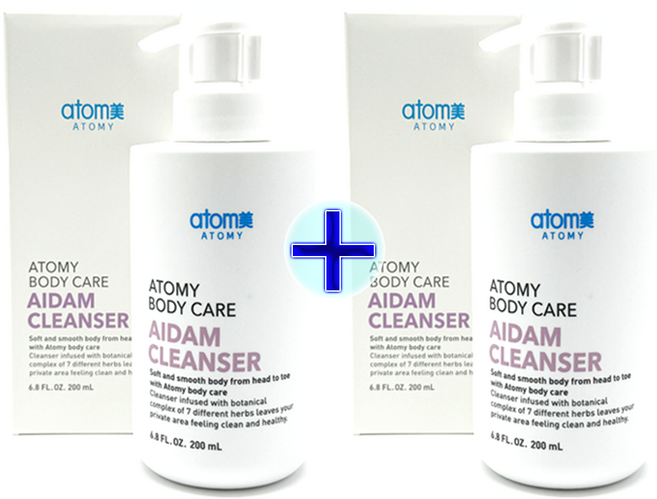 1+1 애터미 애담 클렌저(여성청결제) 200ml + 대나무칫솔 2개