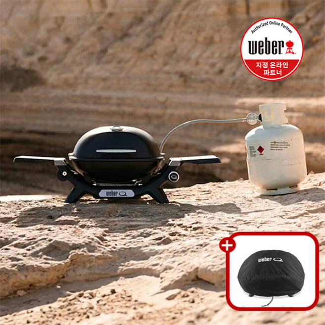 [NEW] 웨버 Q2200N 스모크 그레이 LPG 가스 그릴 (커버 증정), 1개
