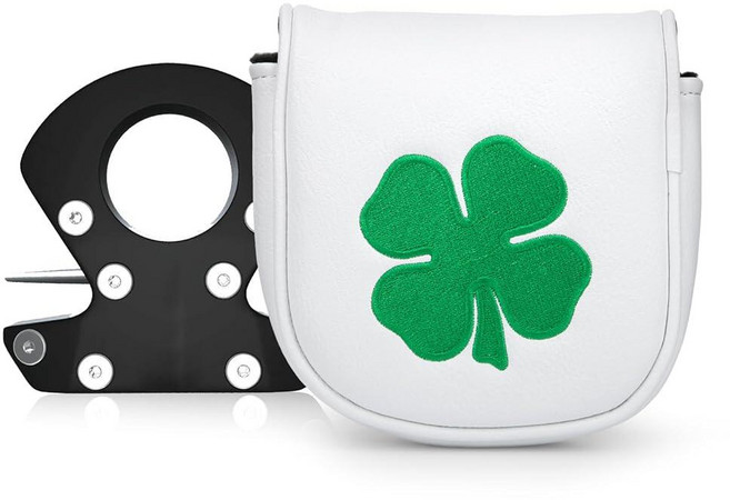 Montela golf Golf Putter Covers Lucky Clover OZ1 말렛 퍼터 헤드커버 가죽 골프 클럽 커버 자석 포함 OZ1 MEZZ1 MEZZ1 M