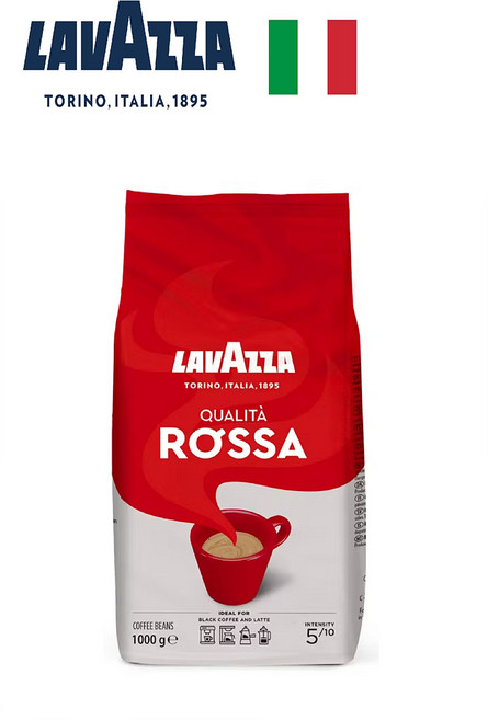 라바짜 퀄리타 로사 커피 홀빈 원두 1kg Lavazza Qualita Rossa, 1개