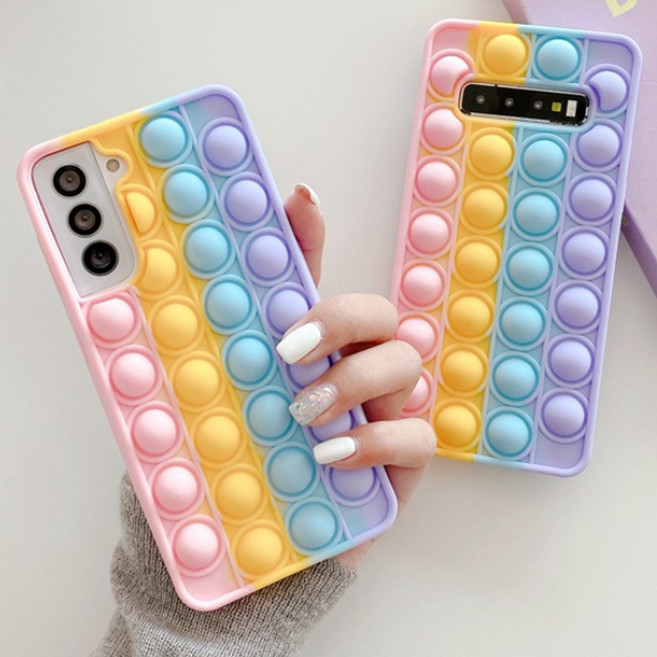 갤럭시A71 5G 퀀텀 A716 푸쉬팝 버블 팝잇 톡톡케이스