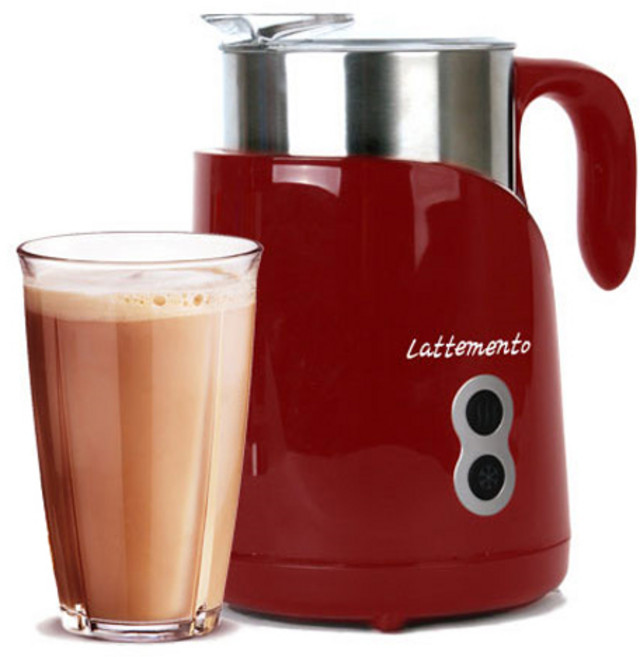 라떼멘토 인덕션 우유거품기 LM-400, LM-400 (레드), 레드