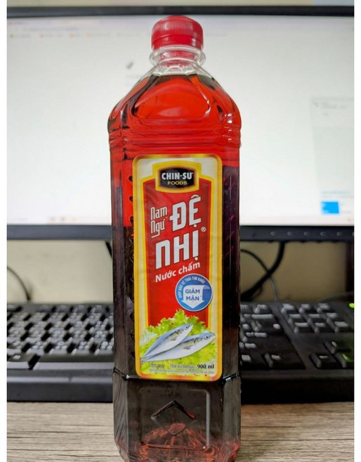 CHIN SU DE 魚露 900ml, 1個