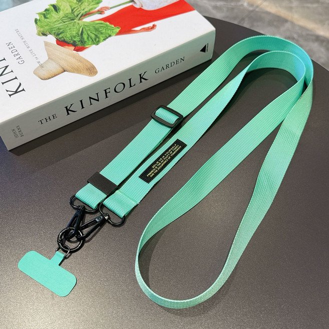 허니코코 데일리 와이드 핸드폰 크로스 스트랩(전 기종 호환 가능), 1개, 민트