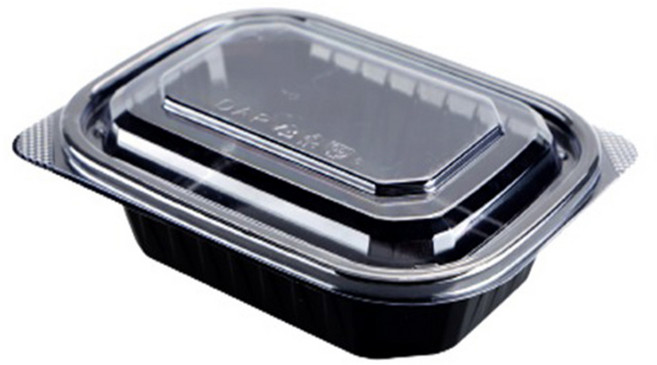 블랙 찬용기 DS-202, 2개, 100개