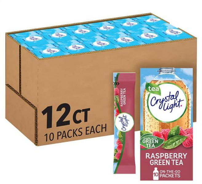 크리스탈라이트 라즈베리 그린티 파우더 120개, 1박스