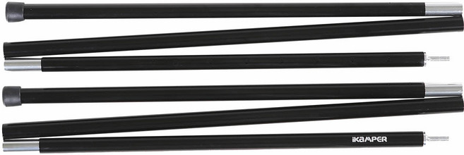 아이캠퍼 캐노피 폴대, Black, 1개