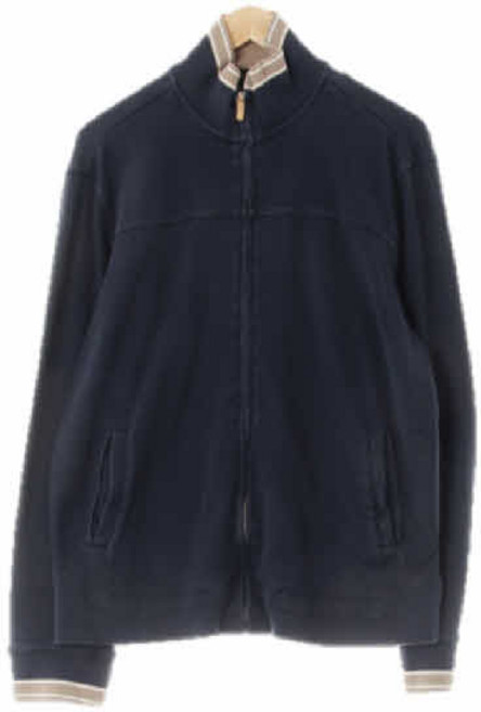 바나나리퍼블릭 7195 네이비 면 하이넥집업 [M] 수지네 구제
