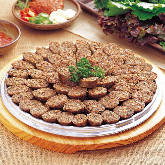 용인 백암 순대 토종 김치 백순대 찰순대 500g 1kg 4종, 백암 김치 순대(냉동), 1개