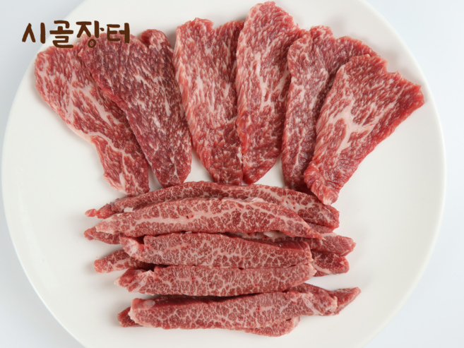 시골장터 [서현] 냉장)투뿔 한우 막구이, 1개, 300g