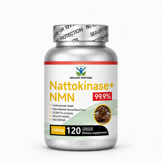 나토키나제 20000fu 고함량 99.9% NMN 코큐텐 은행나무추출물 오메가 3 복합성분 1000mg 120캡슐, 3개, 120정