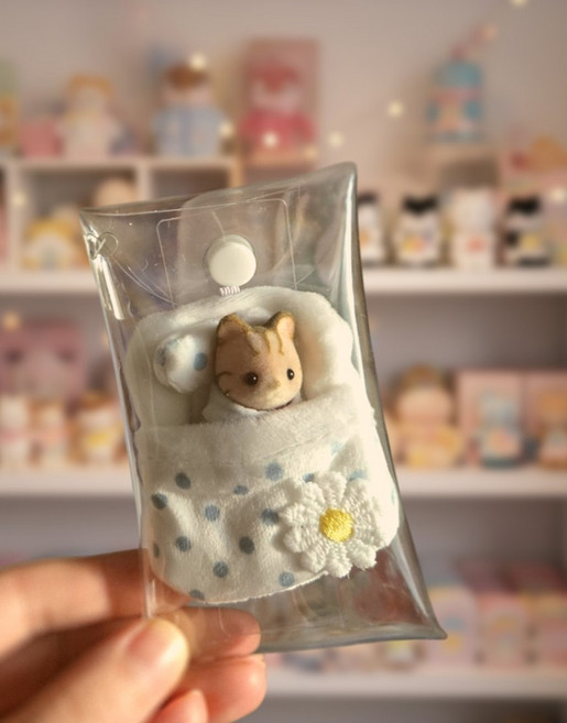 낮잠 이불 키링 인형소품 파우치 열쇠고리 pvc키링 백참, 블루, 블루, 1개