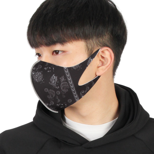 성인 패션 마스크 3D 입체마스크 남성 여성 청소년 빅사이즈 데일리 빨아쓰는마스크 국산