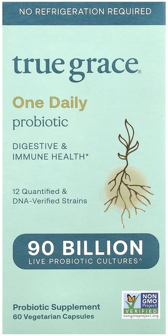 새해 첫좋은선물 True Grace 데일리 프로바이오틱 원 베지 캡슐 60정 제대로 할인합니다, TrueGrace데일리프로바이오틱원베지캡슐60정, 1개 - 쿠팡