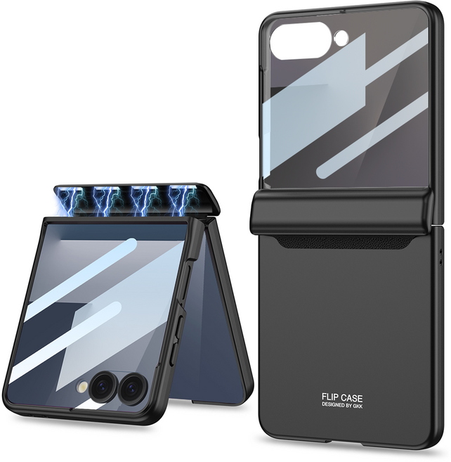 헤미션 Z플립 힌지보호 케이스 외부액정보호필름