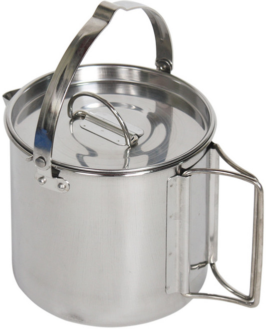 데이브렉 캠프용 주전자 포트 1.2L, 실버, 1개