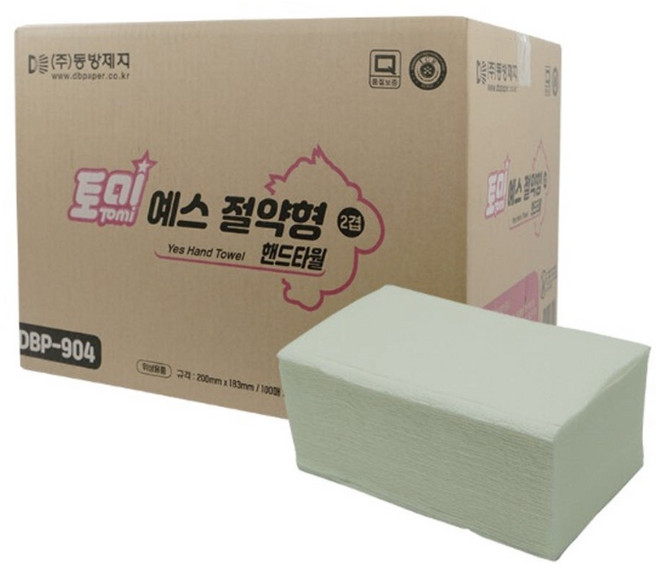 [엘듀오] 동방제지 페이퍼 타올 핸드 타월 183x200 5000매, 1개, 5000매입