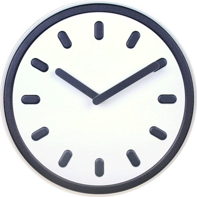 페니체 라인 월클락 인테리어 벽시계, 블랙