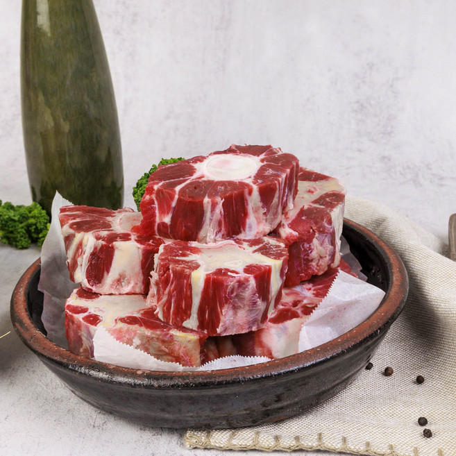 [미트보스] 소꼬리 알꼬리 냉동 몸보신 탕용 찜용, 2개, 1kg