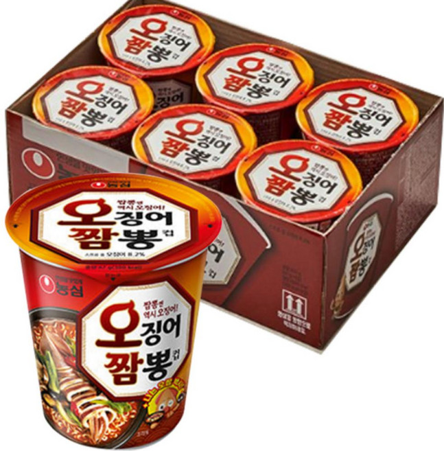 가져유 컵라면 컵6입 신라면 유통기한보증 농심공식대리점