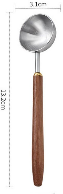 304 스테인레스 스틸 커피 콩 측정 숟가락 긴 손잡이 3/8/23ML 파우더 호두 스쿠프, 03 8ML, 1개, 03 8ML