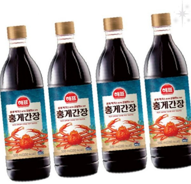 홍게 추출물 국물 조림 찌개 전골 해물 요리 감칠맛 진한 풍미 천연 양념 간장, 1ml, 1개