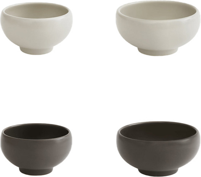 메이 한식 도자기 그릇 밥공기+국대접 2인 세트, 혼합(공기 2개 + 대접 2개), 1개