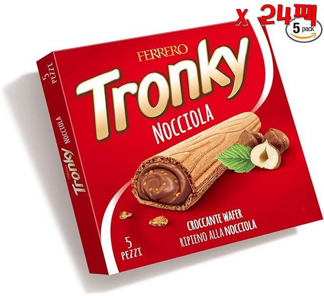 Ferrero 페레로 킨더 통키 헤이즐넛 와퍼 18g 24개