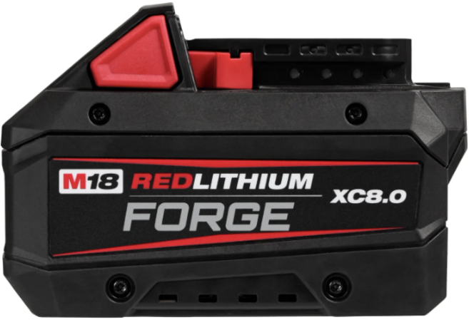 MILWAUKEE M18 REDLITHIUM FORGE XC8.0 智慧型電池, 1個, 1個裝