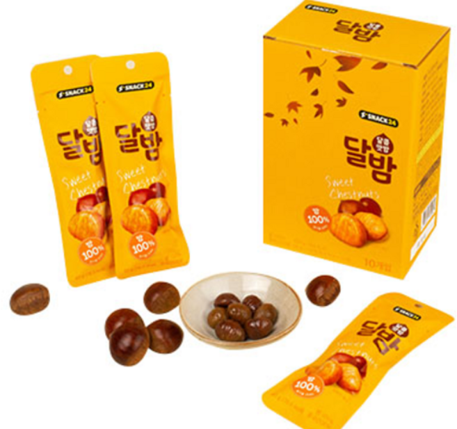 에잇 건강간식 달콤맛밤 달밤 1개입, 40g, 40개