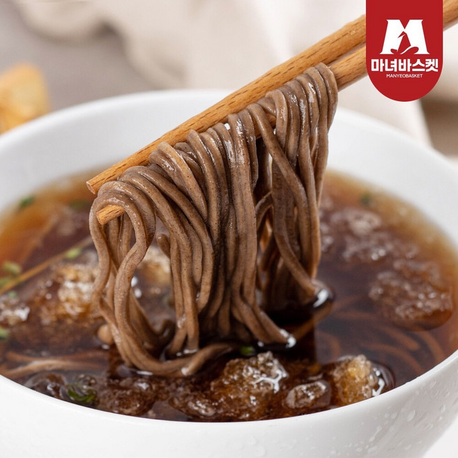 [마녀바스켓] 메밀소바 10인분 (메밀면150g*10+소스25g*10), 1개, 1.75kg