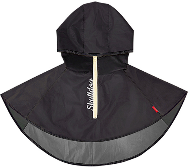 스컬독 남녀공용 골프 판초 우의 숏 레인후드 초경량 우비 비옷 케이프 레인코트