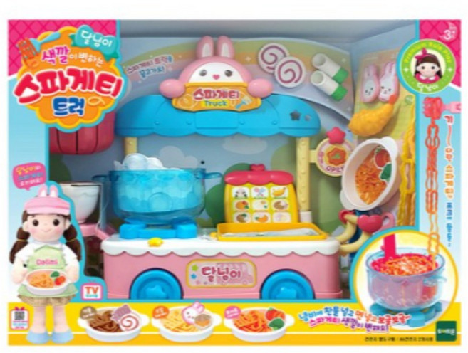 달님이 스파게티 트럭 주방놀이, 혼합색상, 1개