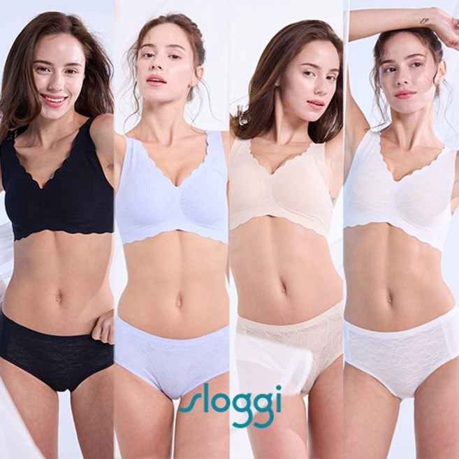 슬로기 제로필 레이스 브라팬티 4세트