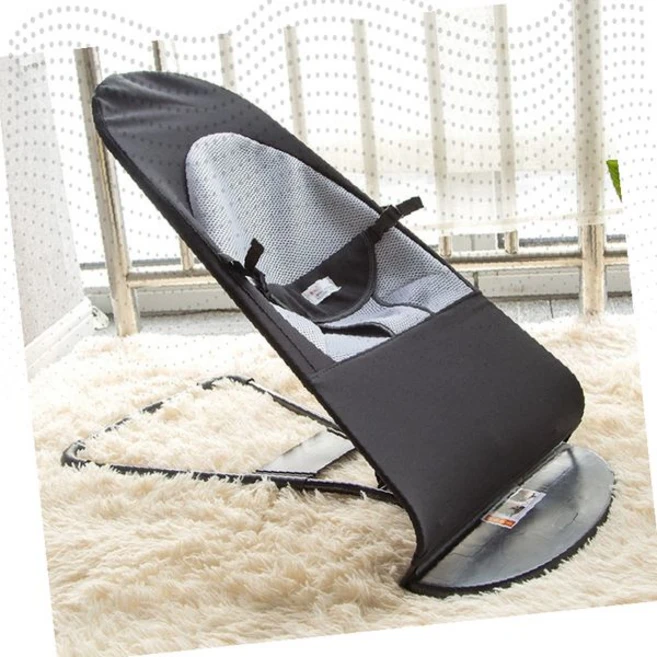 아기 바운서 메쉬 흔들침대 신생아 흔들의자 휴식 의자 집 거실 육아용품, 1개, 상세페이지 참조 - 쿠팡