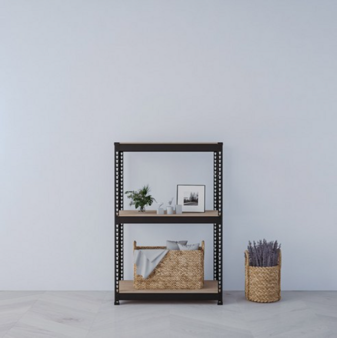스피드랙 V2 선반 3단 800 x 300 x 1200 mm, 블랙(앵글)