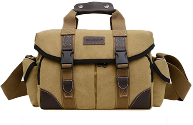 체리스팟 CS-516 대형 카메라 숄더백 미러리스 DSLR 겸용 캔버스 촬영용품 가방, 1개